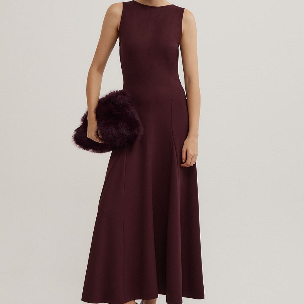 Women's sleeveless A line dress – V&D FASHION