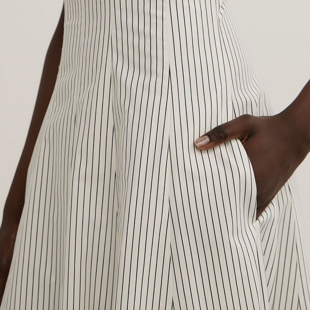 Women's square neck midi dress