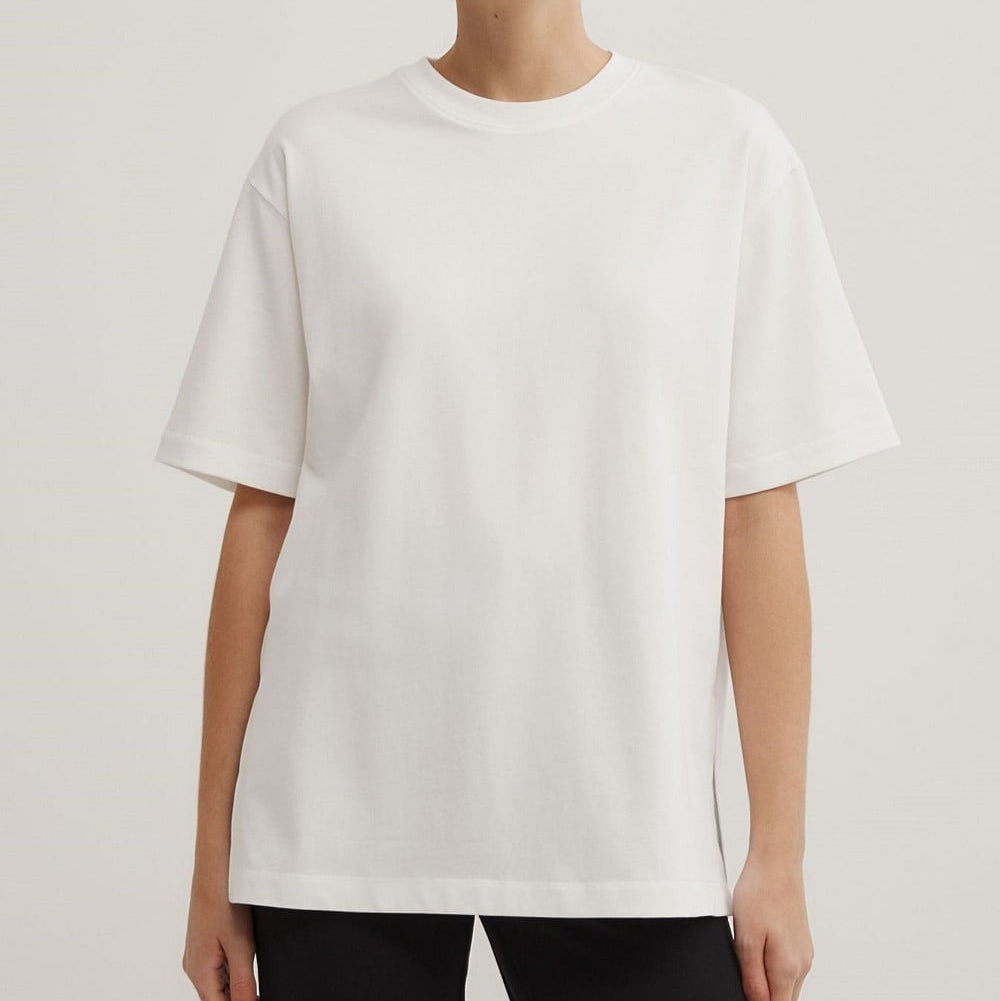 Women's white short sleeve